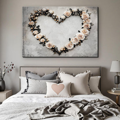 Sculpted Skull & Florals – XI Wall Art