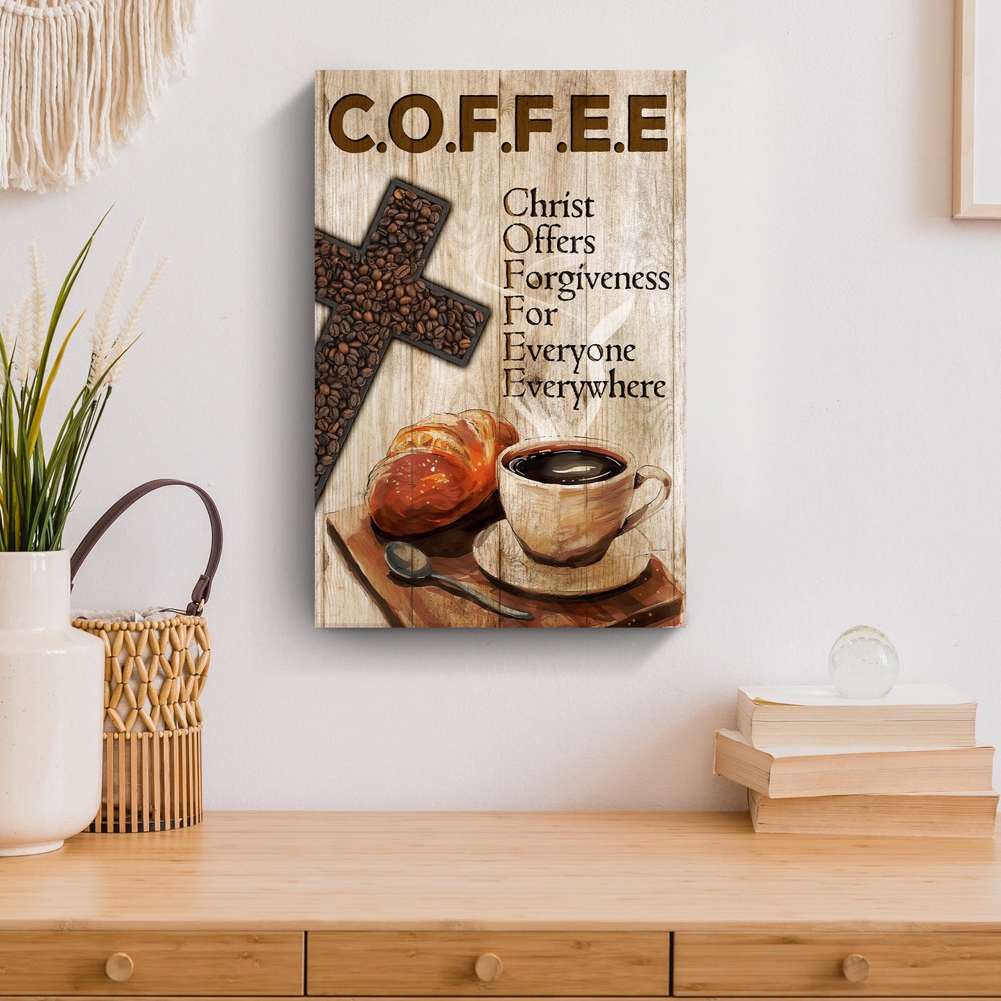 Fueled by Christ & Coffee II Sign
