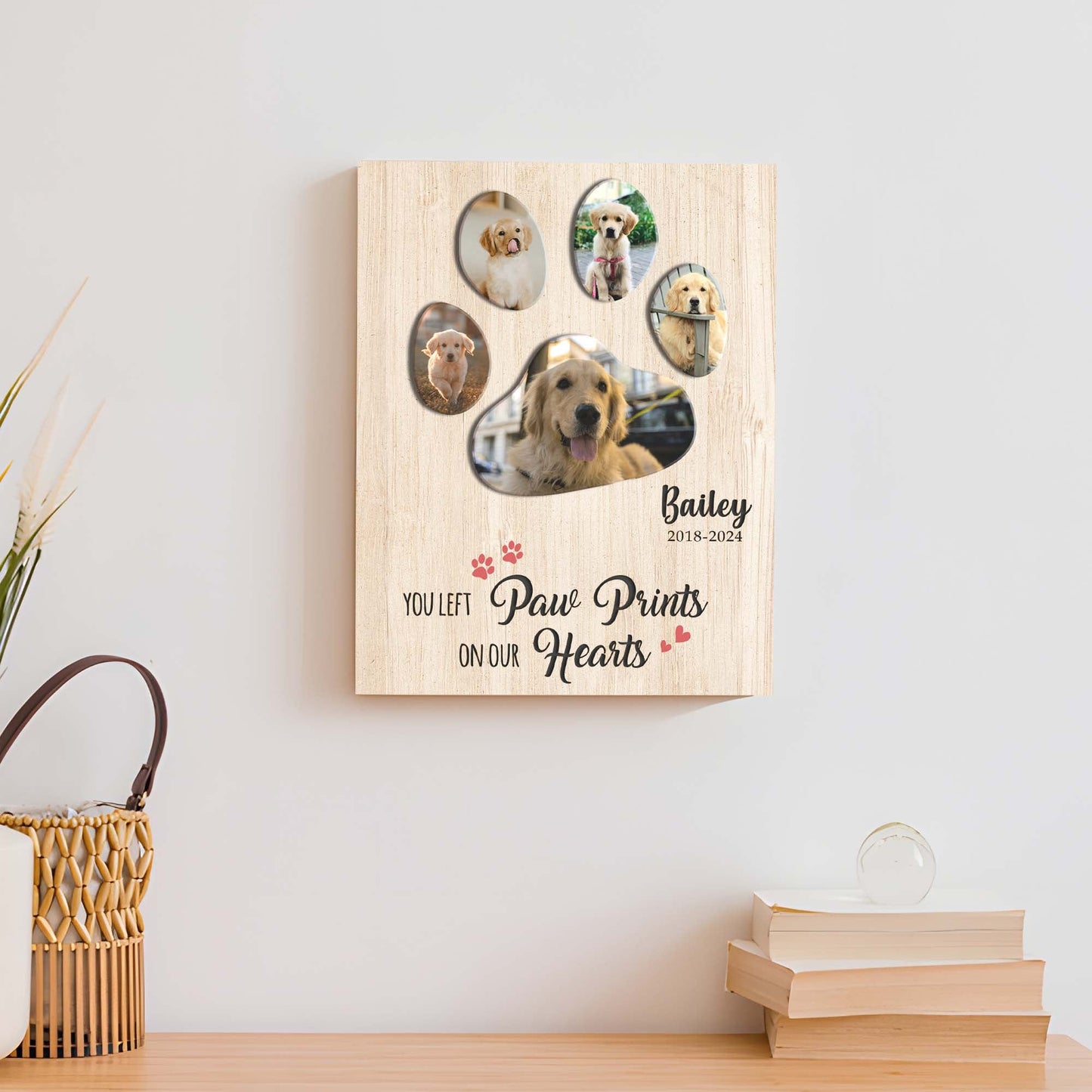 Where Pawprints Never Fade Wall Art