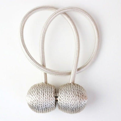 Magnetic Pearl Ball Curtain Tiebacks Accessories Holdbacks Buckle Accessory Buckles Clasp Clips Curtain Hook Holder Holder Clips For Home Office Window 49CM