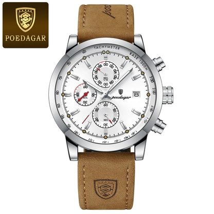 New Top Luxury Mens Watch Quartz Clock Waterproof Classic Automatic Chronograph Military Wrist Watches for Men