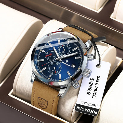 New Top Luxury Mens Watch Quartz Clock Waterproof Classic Automatic Chronograph Military Wrist Watches for Men