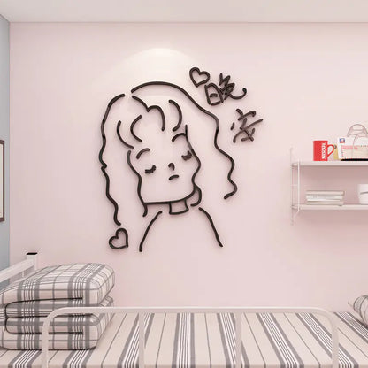 3D Wall Stickers for Bedroom Decor and Makeover