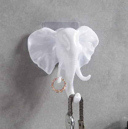 3D Animal Shape Wall Hooks, No-Trace Adhesive Hooks