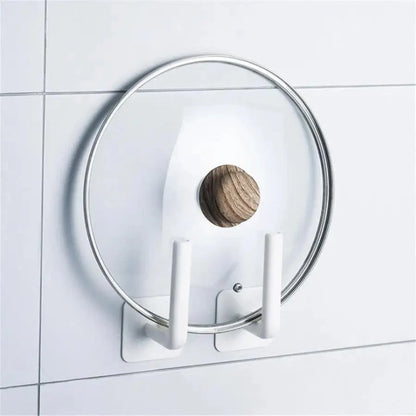 New Vigorous 1Pc Kitchen Self-adhesive Accessories Under Cabinet Paper Roll Rack Towel Holder Tissue Hanger Storage Rack for Bathroom Toilet