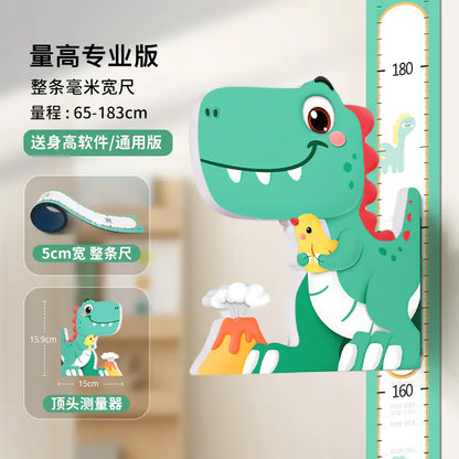 Magnetic 3D Growth Height Chart Wall Sticker for Kids