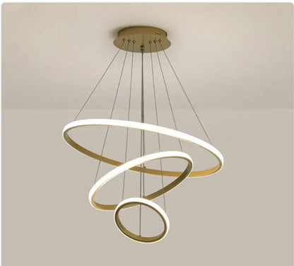 Sleek Smart LED Chandelier