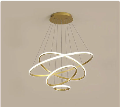 Sleek Smart LED Chandelier