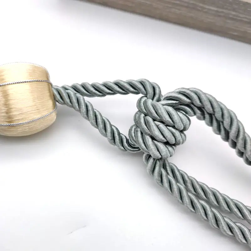 Braided Tassel Tiebacks for Window Curtains (1 Pair)