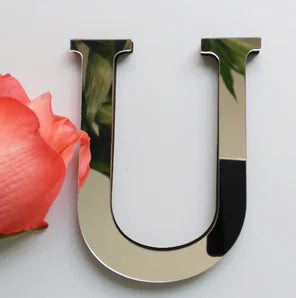 3D Acrylic Mirror Letter Wall Stickers for Decor
