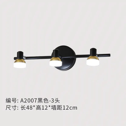 Modern Copper Wall Light for Bathroom Vanity Mirror