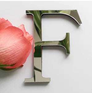 3D Acrylic Mirror Letter Wall Stickers for Decor