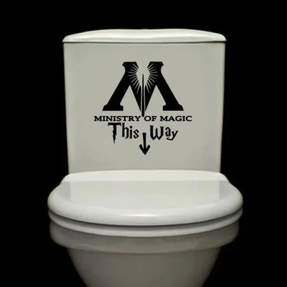 Toilet Wall Stickers, Wall Decals, Toilet Decals