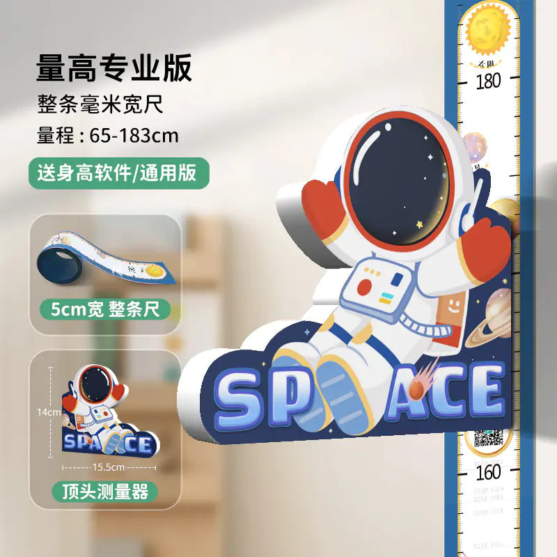 Magnetic 3D Growth Height Chart Wall Sticker for Kids