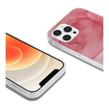 Red Marble Series Case - iPhone 12 & iPhone 12 Pro