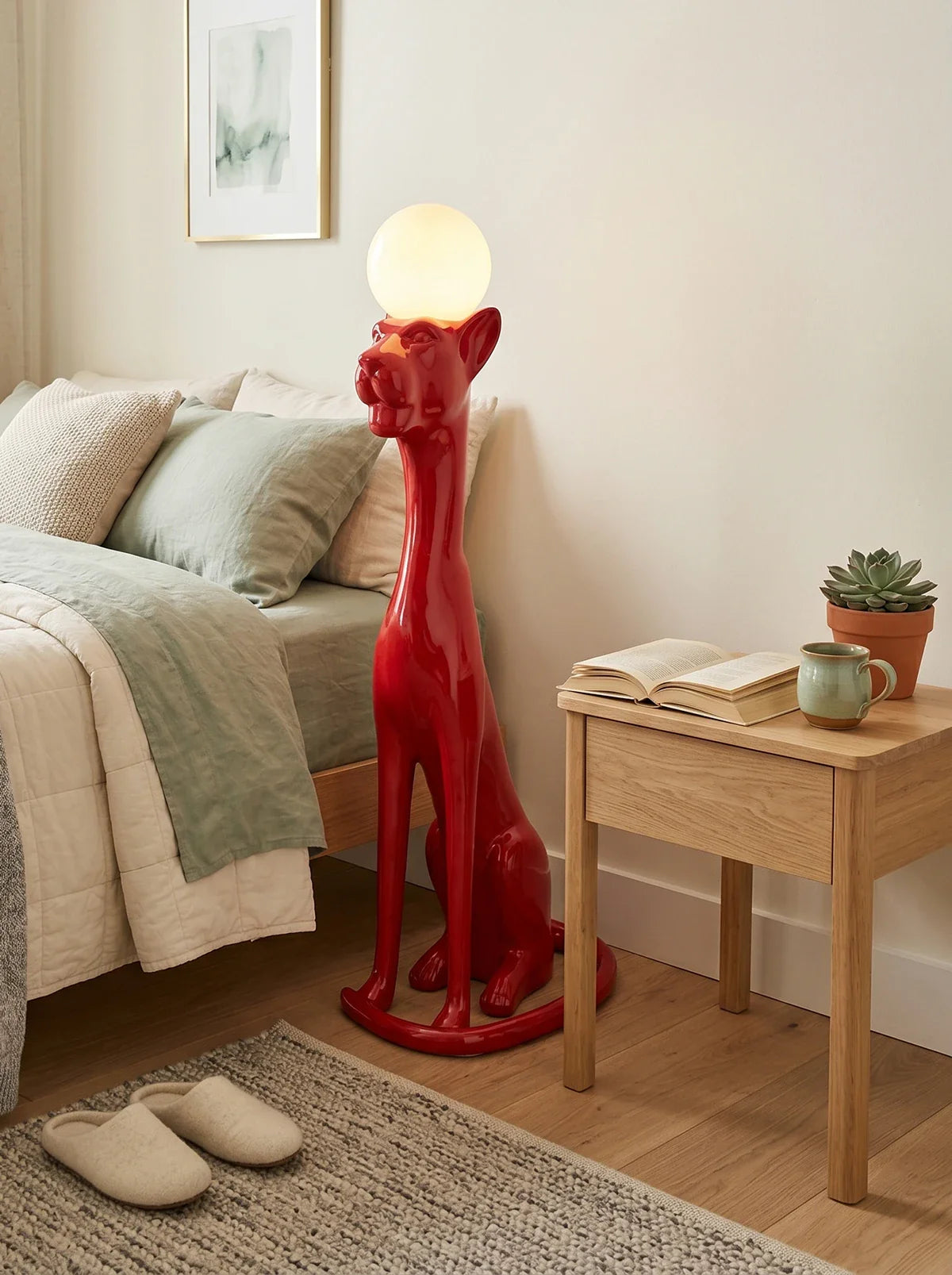 Rylight Pup Sculpture Floor Lamp