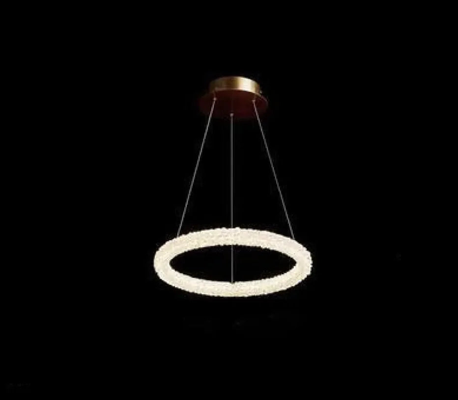 Luxe Crystal Halo Chandelier