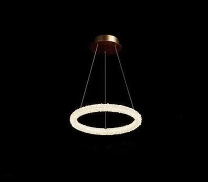 Luxe Crystal Halo Chandelier