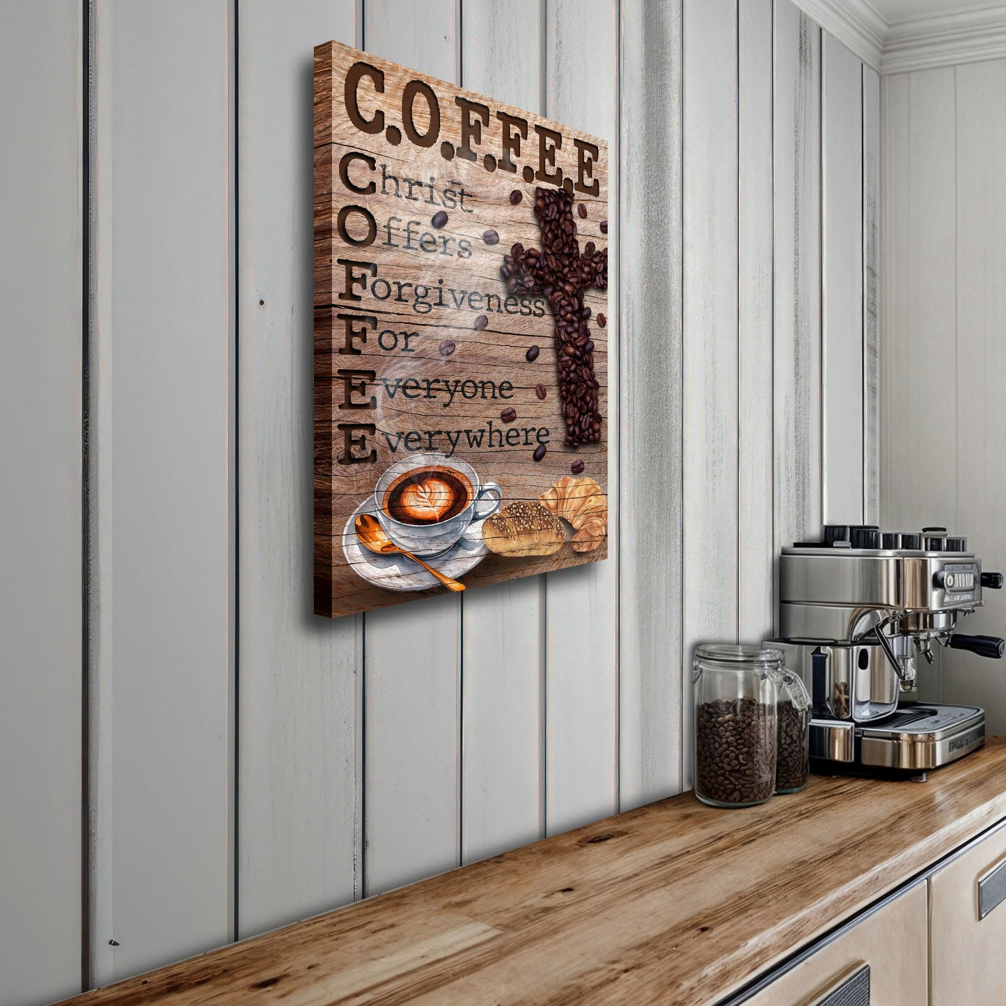 Fueled by Christ & Coffee III Sign