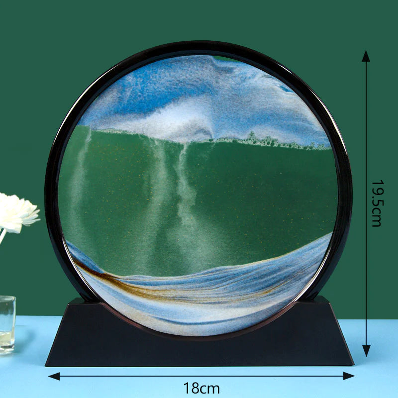 3D Quicksand Painting Hourglass