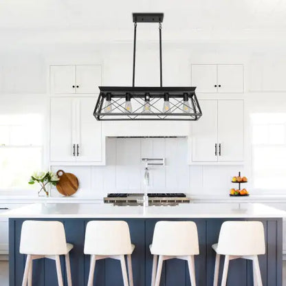 Farmhouse 5-Light Metal Chandelier