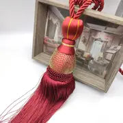 Braided Tassel Tiebacks for Window Curtains (1 Pair)